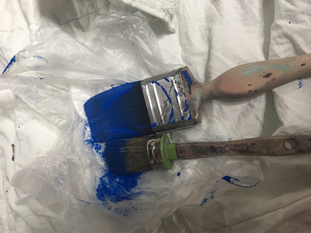 wrapped paint brushes, dixie belle, paint pixie