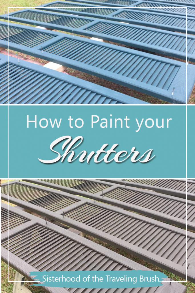 can you paint shutters, paint vinyl shutters, paint shutters with spray paint