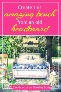Repurpose old headboard, how to build a bench, repurposed furniture